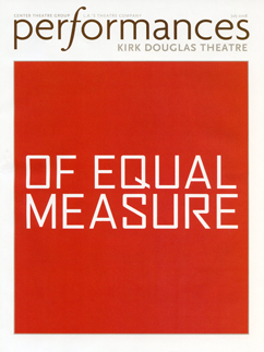 Of Equal Measure program cover