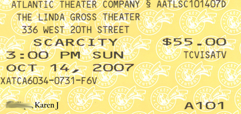 My Scarcity Ticket