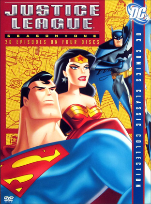 Justice League DVD cover art