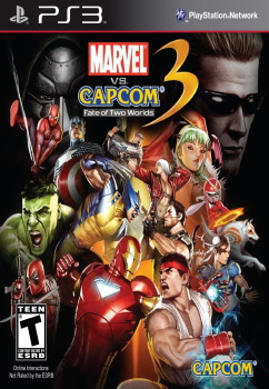 Marel vs. Capcom 3 PS3 Cover art